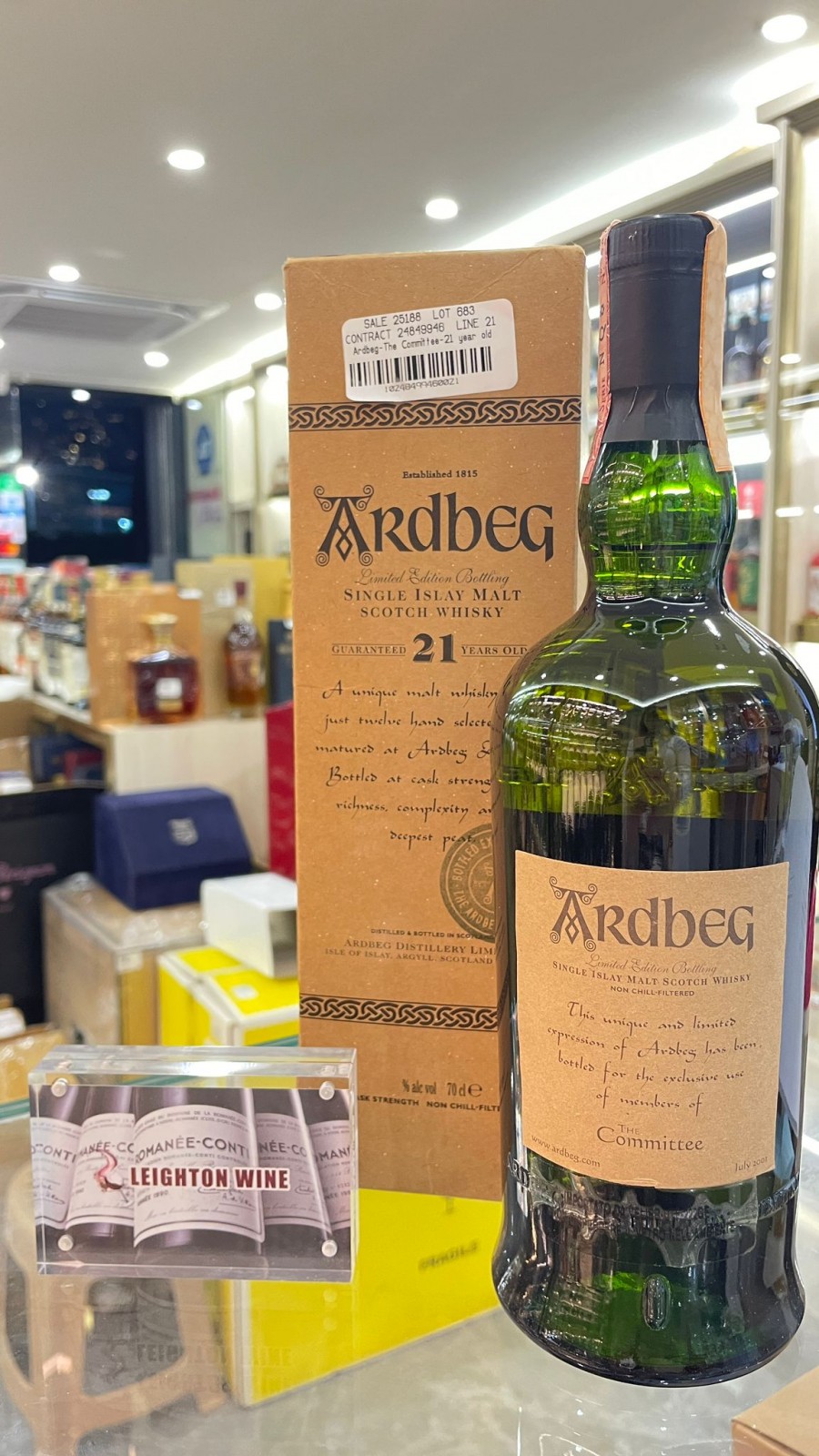Ardbeg 21 Year Old Committee Release 2001 70cl/56.3%