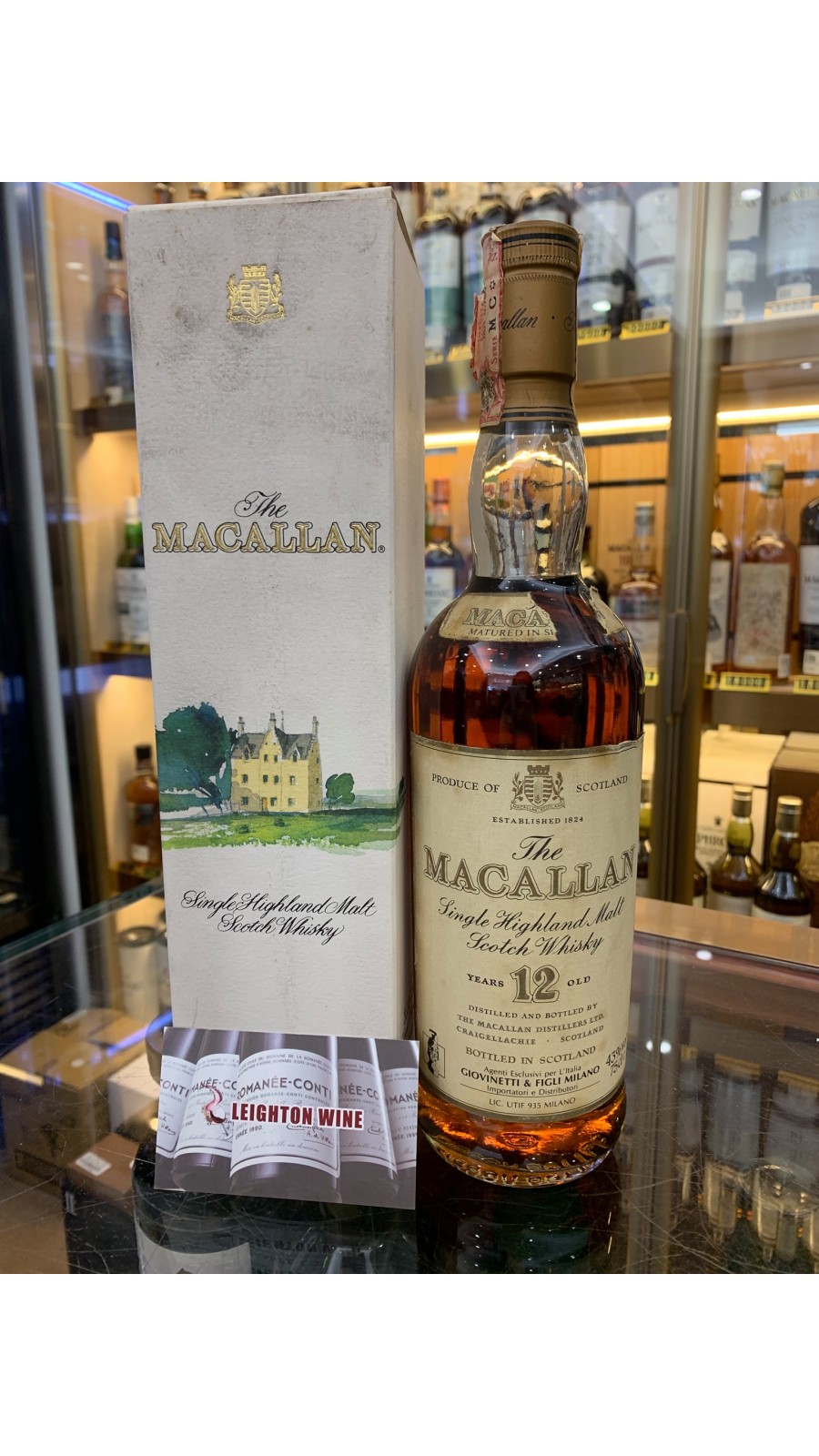 Macallan 12 year Old Bottled 1980's 750ml/43%