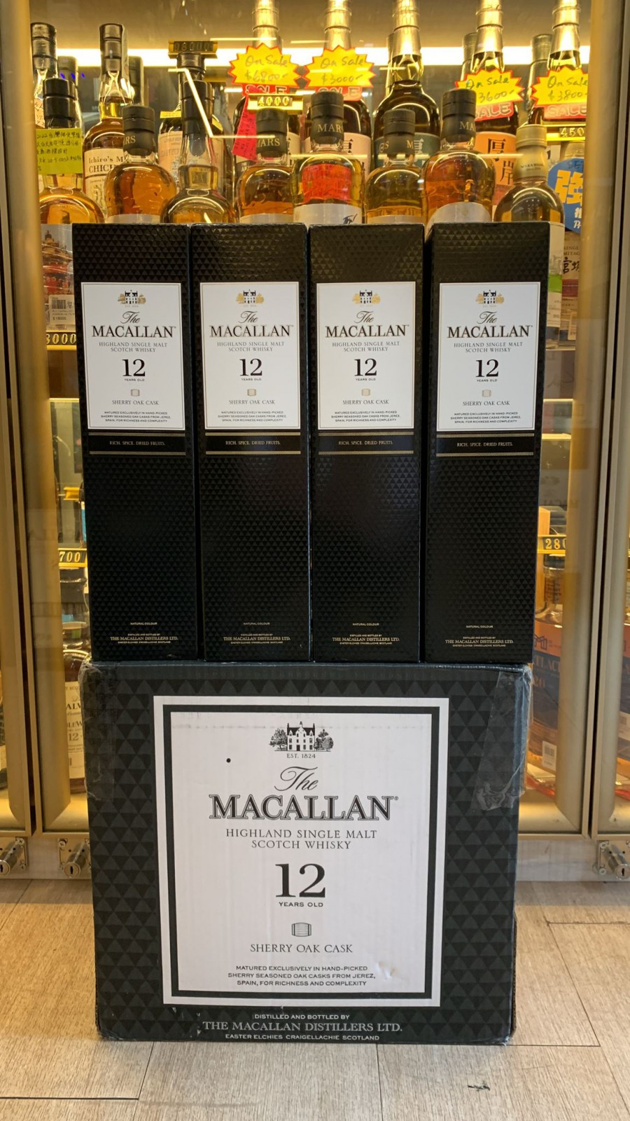 Macallan 12 Year Old Sherry Oak x 12 bottles