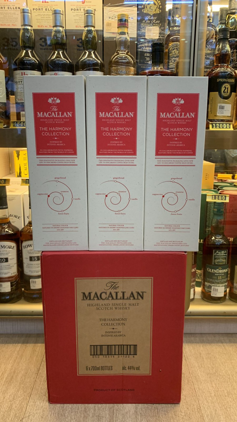 Macallan The Harmony Collection Inspried by Intense Arabica 700ml x 6 Bottle 