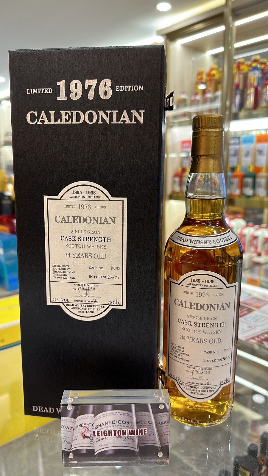 Caledonian 1976-2011  34 Year Old Dead Whisky Society Single Cask 700ml/54%