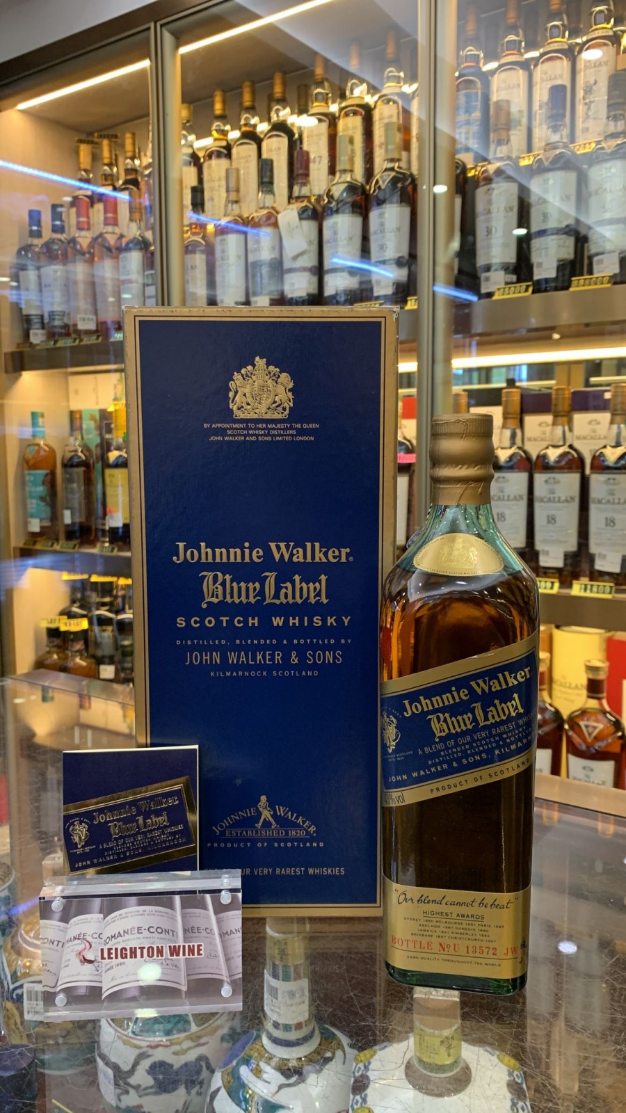 Johnnie Walker Old Version Blue Labe 750ml