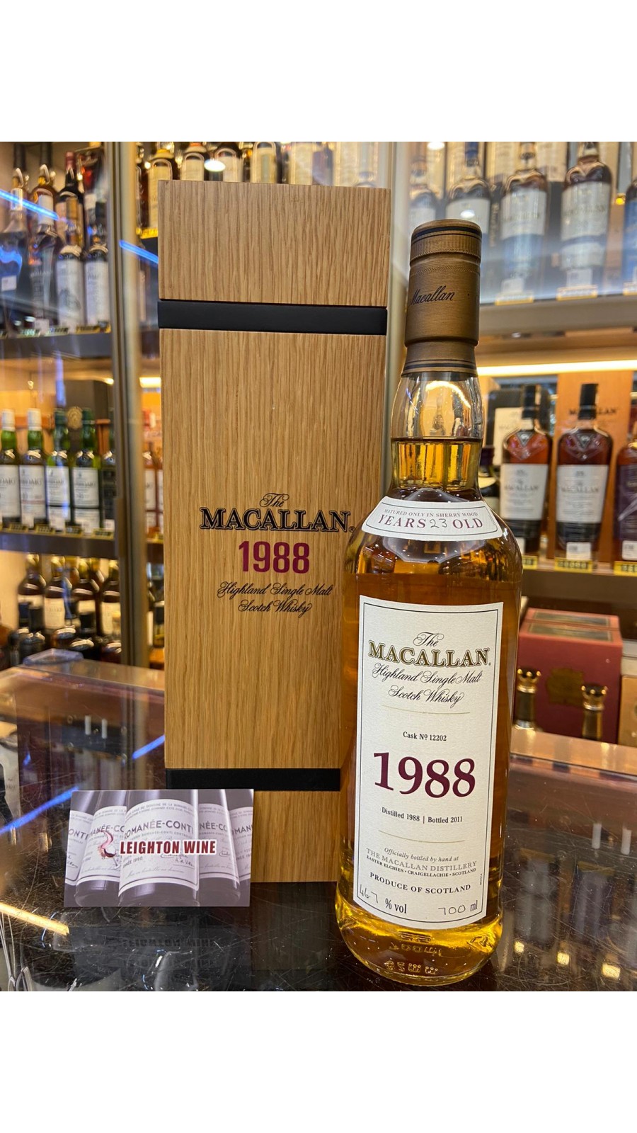Macallan 1988 23 Year Old Fine & Rare 70cl / 46.7%