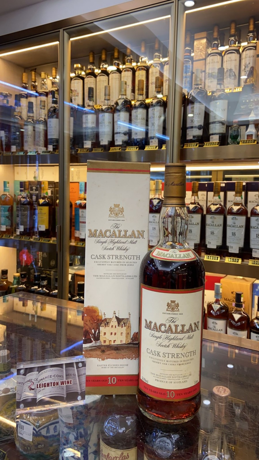 Macallan 10 Year Old Cask Strength (1L) - Early 2000s (100cl, 58.5%) ﻿
