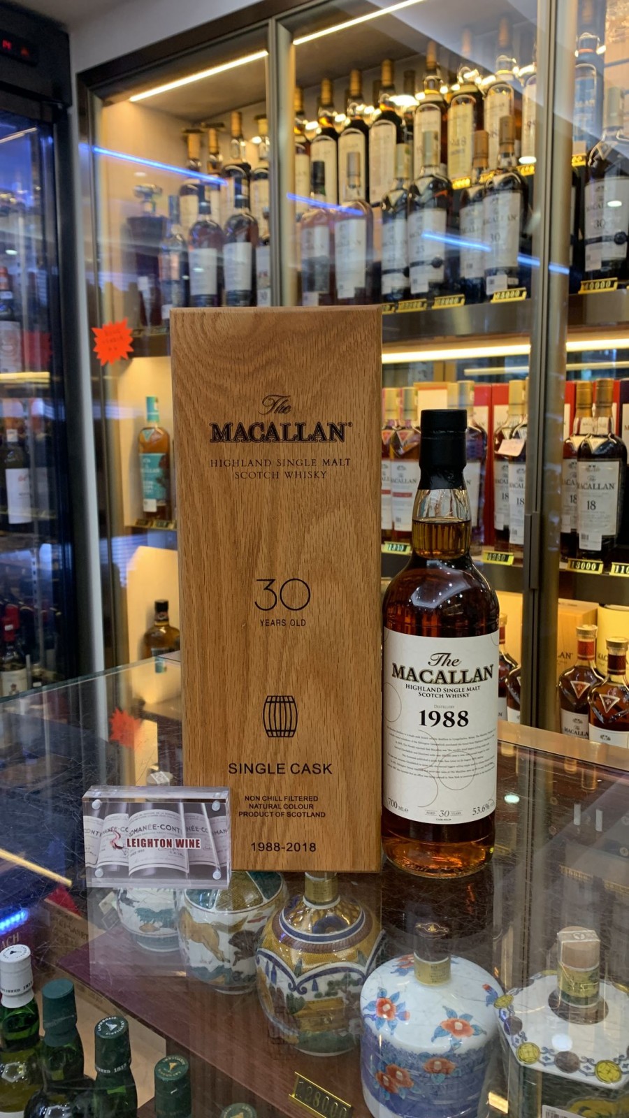 1988 Macallan 30 year old Matured in First filled Sherry cask Cask #29