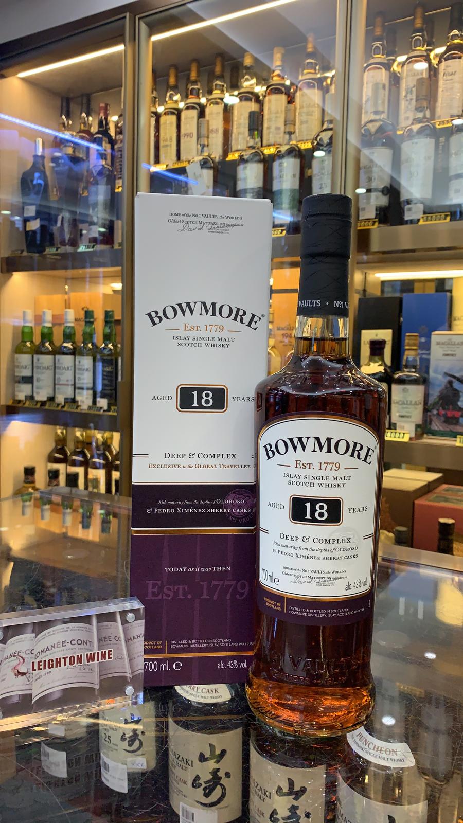 Bowmore 18 YEAR OLD Deep And Complex 70cl / 43%