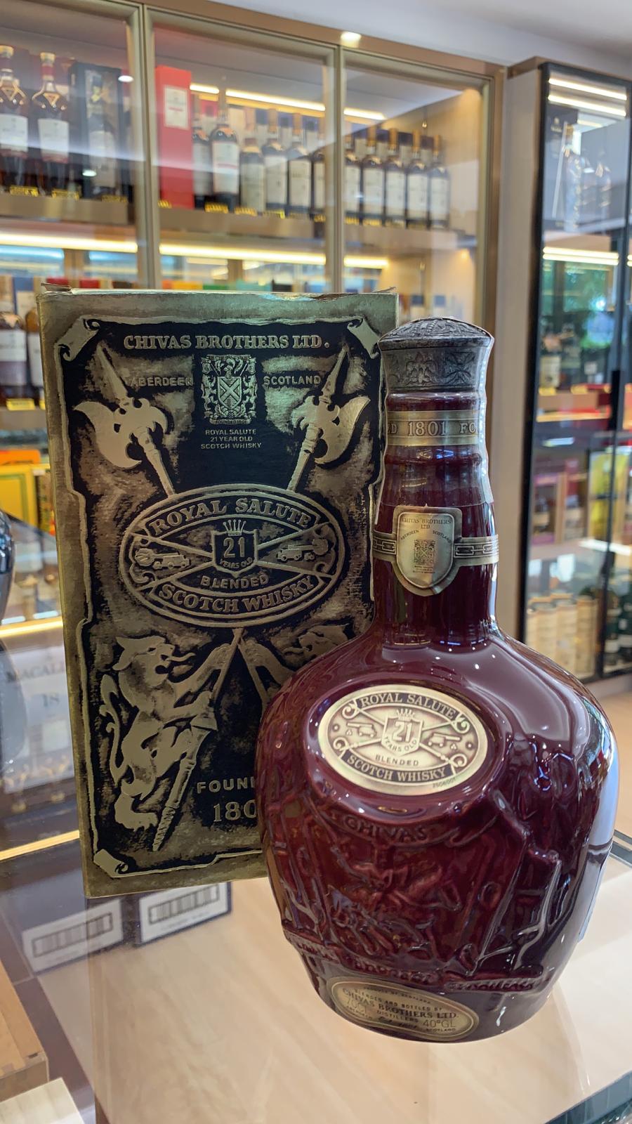 Royal Salute 21 Year Old Ruby Flagon