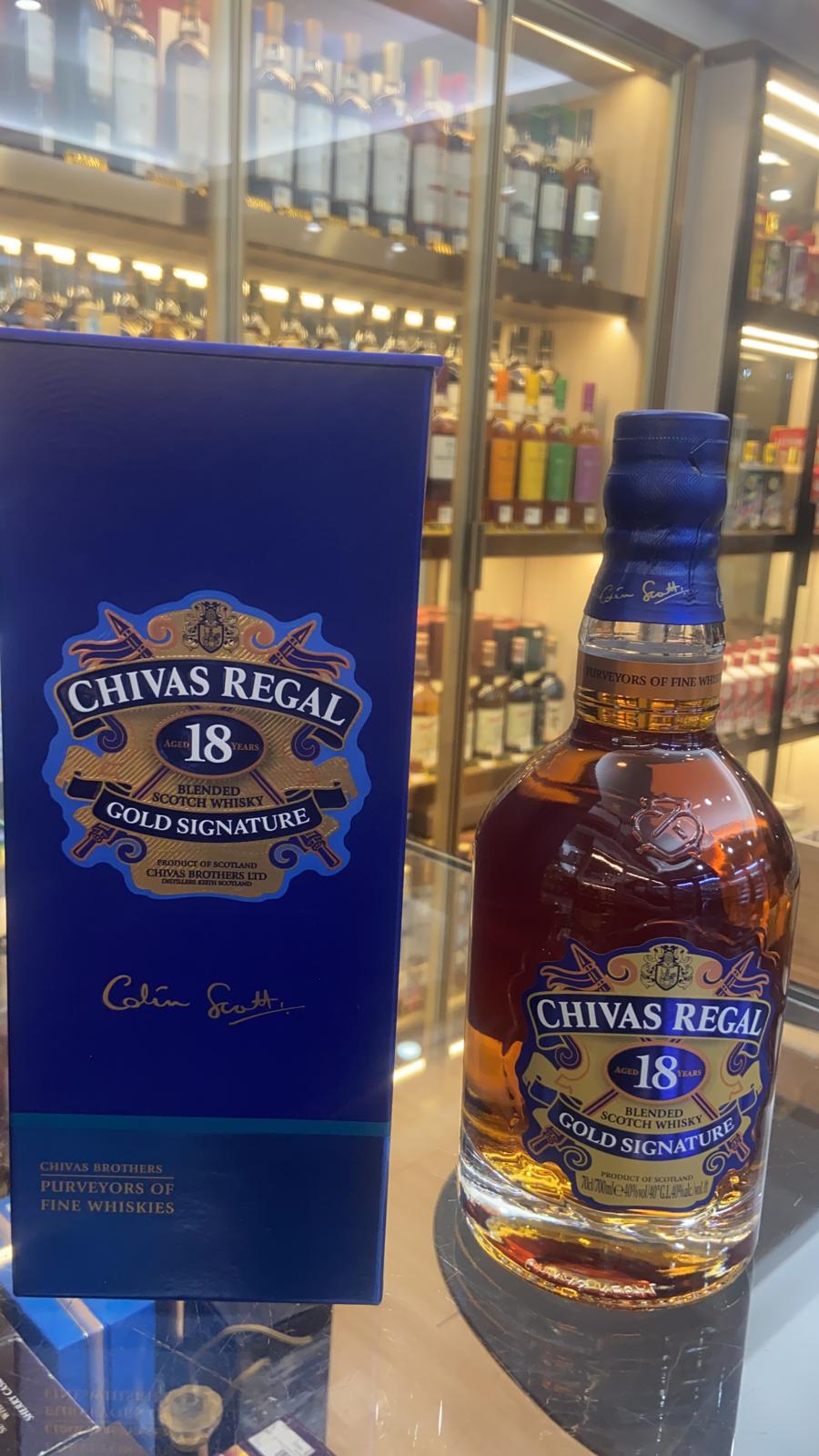 Chivas Regal 18 Year Old Blended Scotch Whisky 70cl / 40%